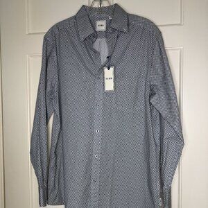 ROWM Men's Long Sleeve Shirt, Size Medium, 100% Cotton, NWT